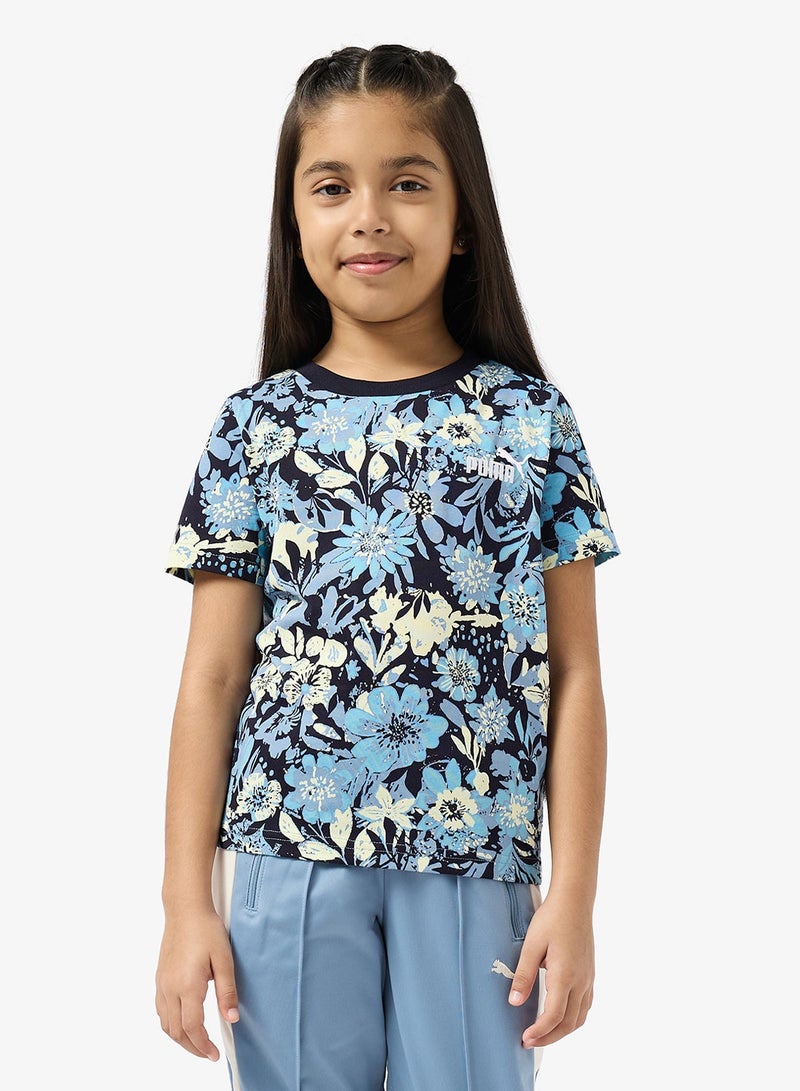 PUMA Youth Essential Nature 2.0 All Over Printed T-Shirt - Image 1